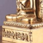 Pure Brass Lord Buddha Statue | Dharmachakra Mudra | 11" Height | Traditional Sacred Art | Premium Collection | Handcrafted Excellence | Jaipurio